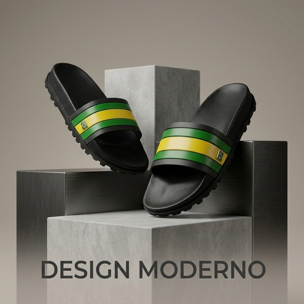Chinelo Slide Masculino Nuvem Super Macio Leve Confortável Para Dia