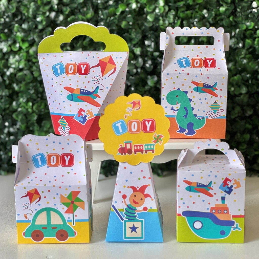 Caixinhas Brinquedos - PEGUE E MONTE - PRONTA ENTREGA kit festa lembrancinhas aniversario decoração