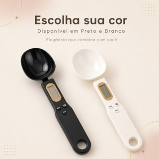 Balança Colher Digital com Display LCD – Medição Precisa para Café, Chá, Temperos e Ingre…