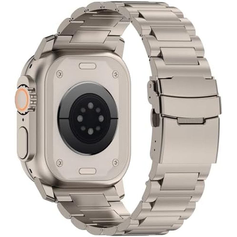 Pulseira VeveXiao 100 % Pure Full Titanium Compatível Com Apple Watch Ultra/Ultr