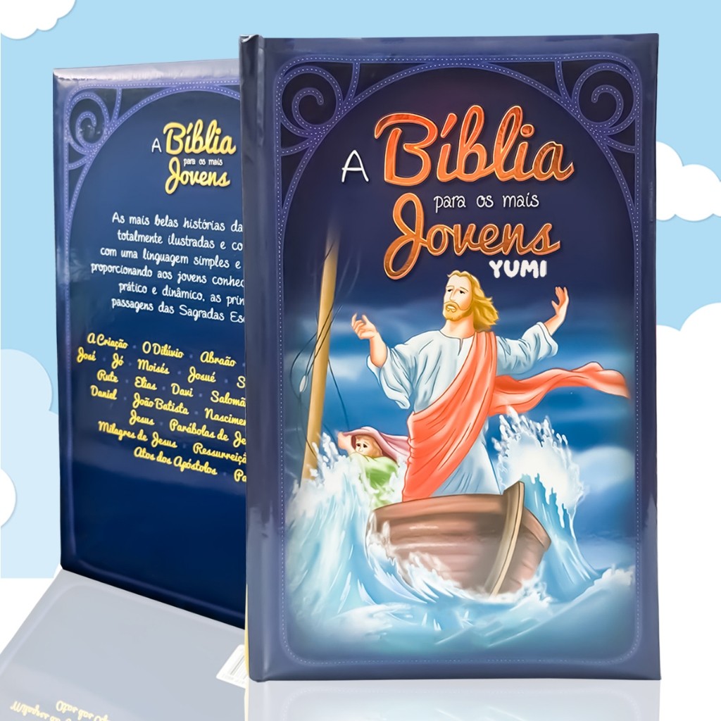 Livro Infantil A Bíblia Para Os Mais Jovens Histórias Do Antigo E Novo Testamento Bíblia da Criança