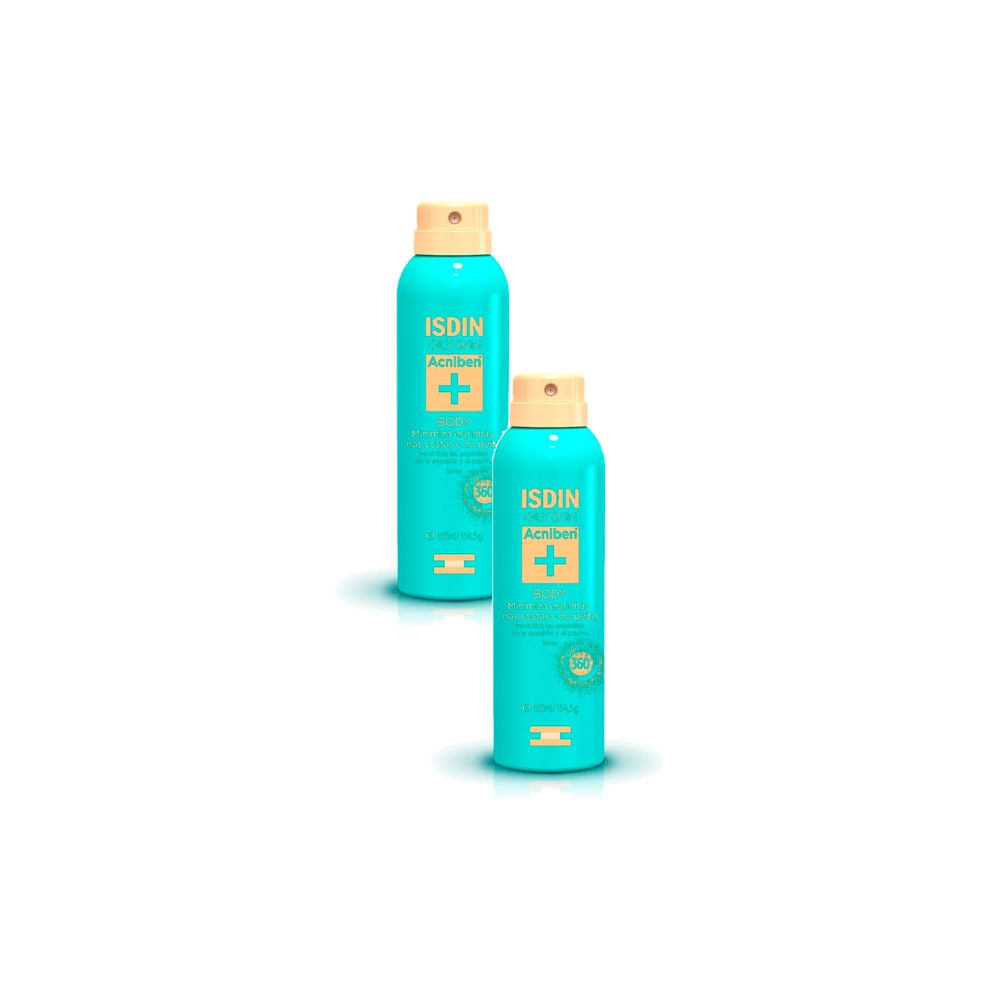 Kit 2 Acniben + Isdin Oily Skin Spray Corporal Antiacne 150ml