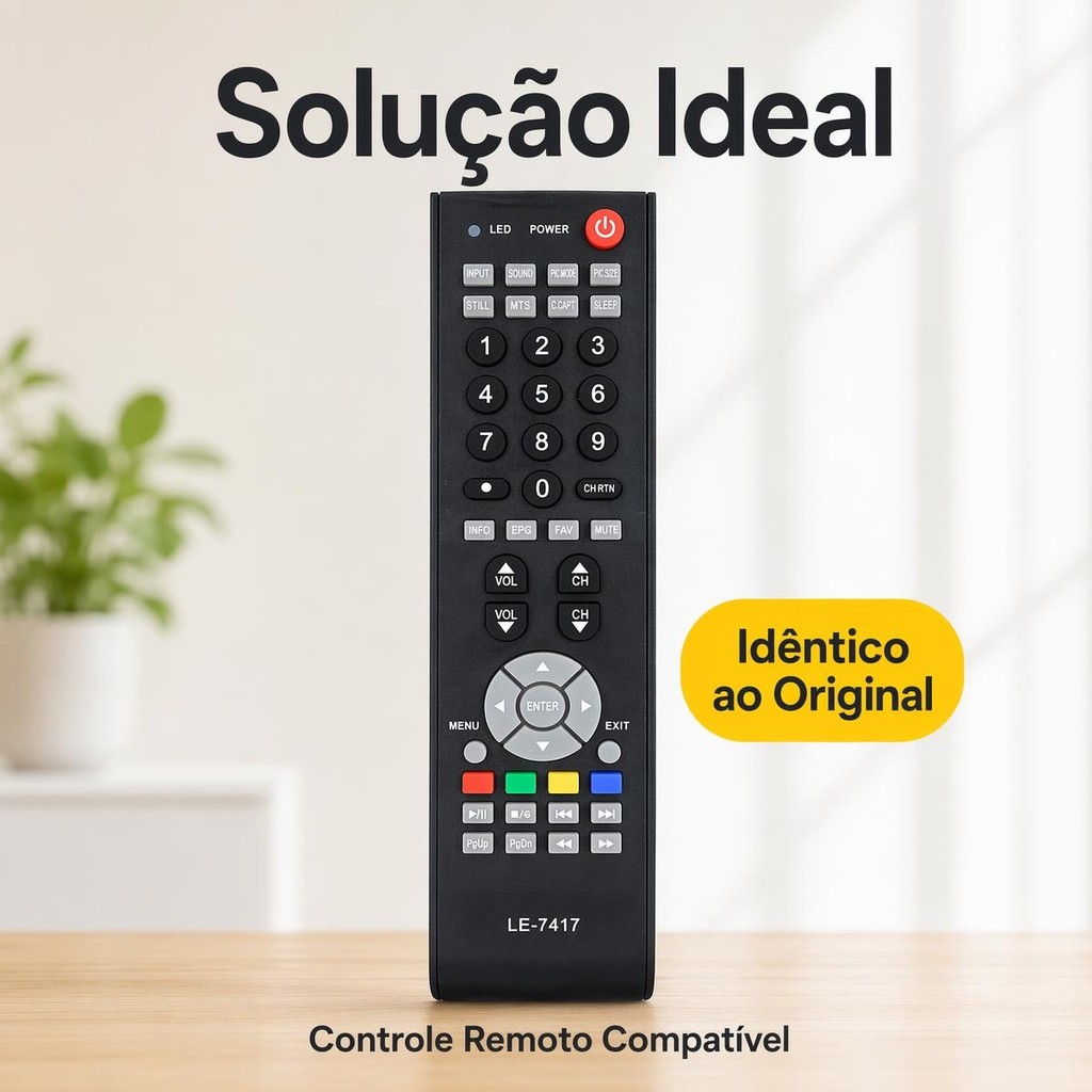 Controle Remoto Para Tv Lcd Semp Toshiba Ct6420 6360 Lc3246