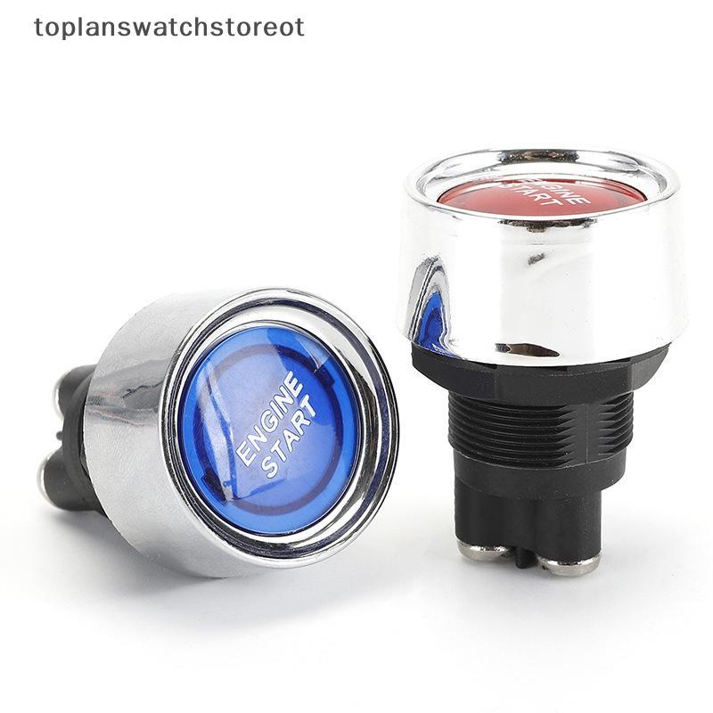 TOL 1PC 12V 50A 3 Pinos SPST Momentâneo Keyless Botão Interruptores De Partida Liga/Desliga Para Carros Marinho RV Inter