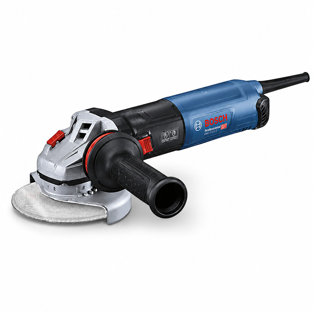 Esmerilhadeira GWS 17-125 S Bosch 1700W Controle de Velocidade 5" de 220V
