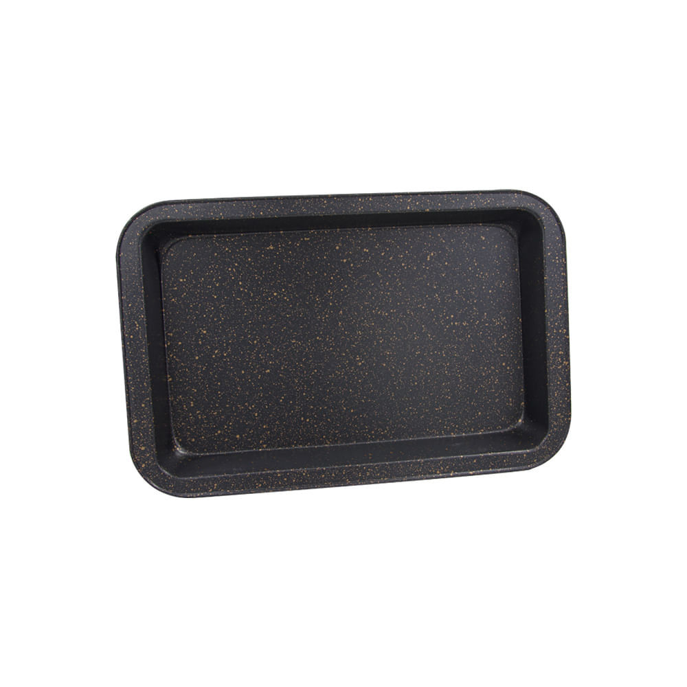 Assadeira Retangular em Aço Carbono 23,5cm Essence Spicy Preta