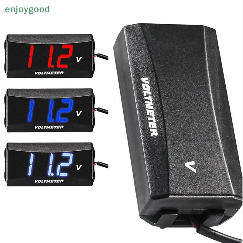 [B & H] 1 Pc Medidor De Áudio Para Carro Display LED 12V Tensão À Prova D'água DC 12-60V Voltímetro Digital (br)