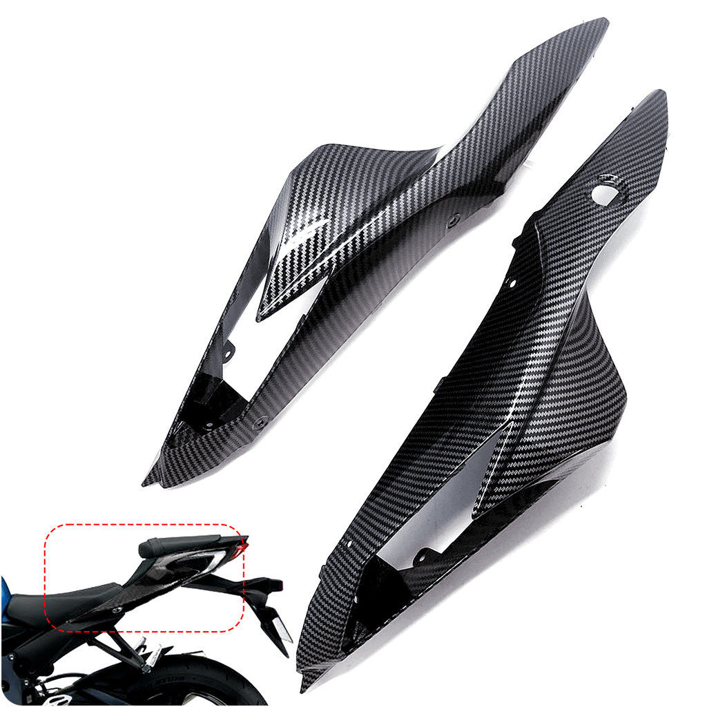 Padrão De Fibra De Carbono Traseiro Cauda Assento Lateral Capa Carenagem Cowl Para suzuki GSXR600 GSXR750 GSX-R 600 750 