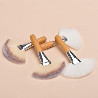 Pincel de maquiagem grande em forma de leque pincel corporal Manicure pincel de poeira pincel de destaque pincel de pó r