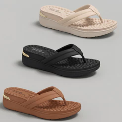 Tamanco Chinelo Feminino Modare Ultraconforto Anabela Massageador Original