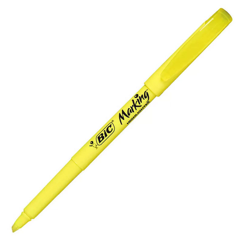 Pincel marca texto Marking amarelo com 1 unidade Bic · foto 2