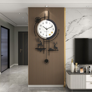 Simples simples moderno sala de estar relógio de parede moda High-End mesa de jantar decoração pendurado na parede relóg