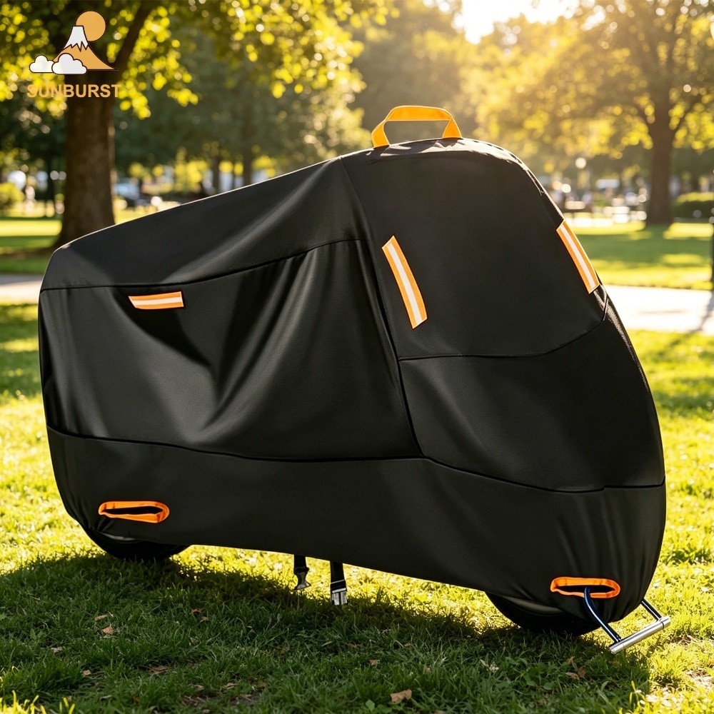 [Sunburst1 . br] Capa Para Motocicleta Ao Ar Livre Tecido Oxford UV Protetora Scooter Protetor De Neve Externo