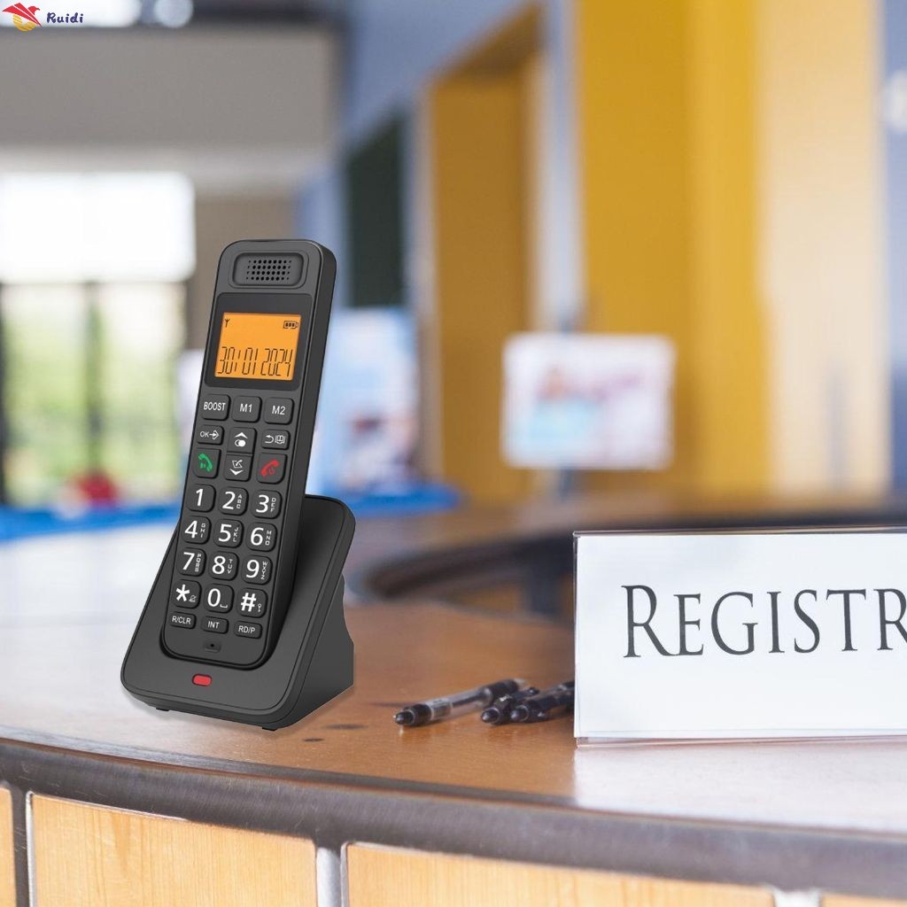Telefone Doméstico Sem Fio Com 2 Aparelhos E Mostrador Rápido