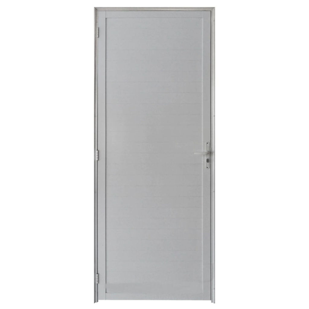 Porta Lambril de Alumínio 210x70cm Esquerda Branca - 14924E - HALE