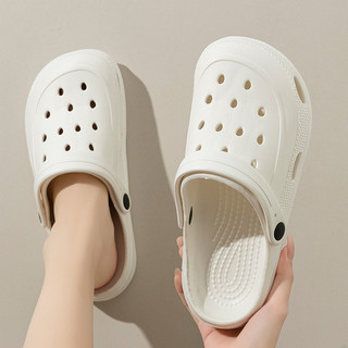 Buraco sapatos senhoras exterior usar chinelos mulheres verão casa sapatos mulheres casal EVA chinelos sapatos masculino