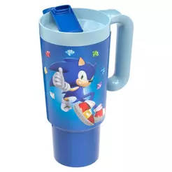 Copo Caneca Tumbler Sonic 35th Canecão Azul 650 m Plasútil