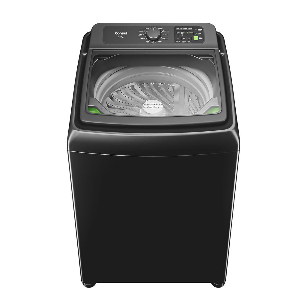 Máquina de Lavar Consul 16Kg Cinza Chumbo com Modo Eco - CWN16A9