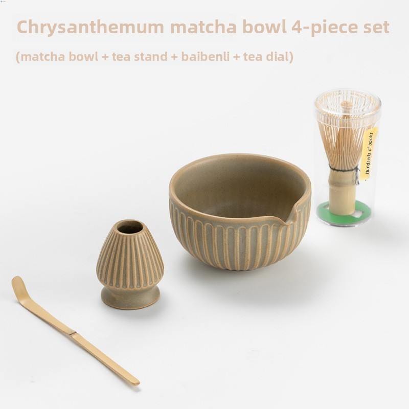 Conjunto De Ferramentas Para Fazer Matcha Vintage