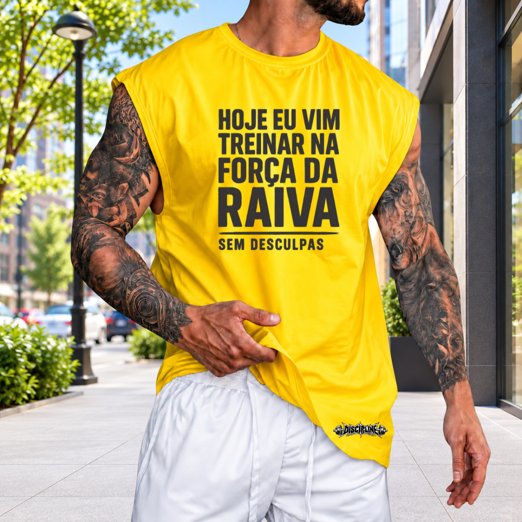 Regata Machão Oversized 100% Algodão Camiseta Cavada Musculação Streetwear Treino Praia Academia