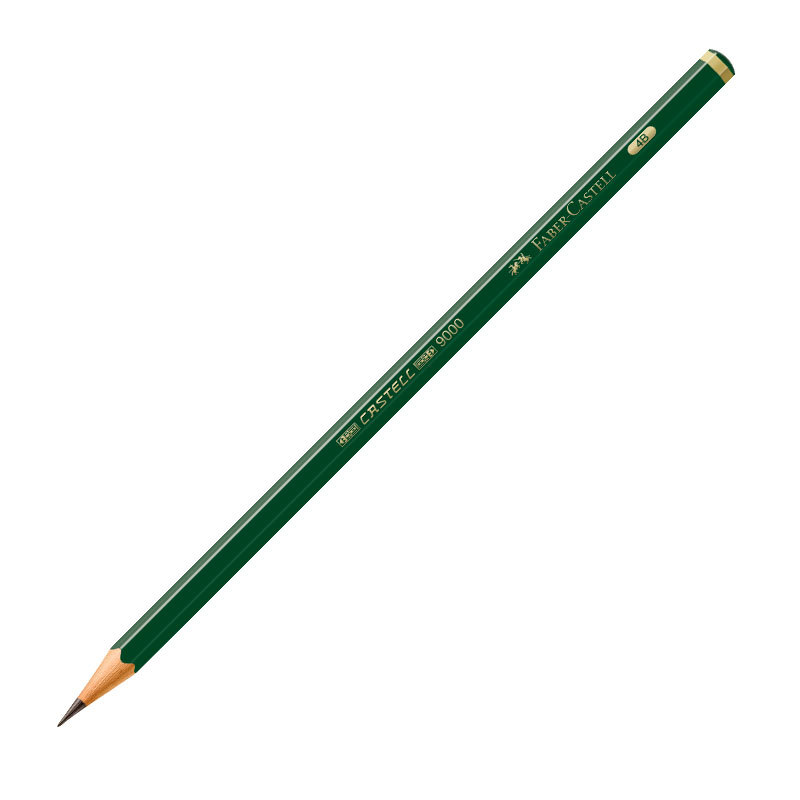 Lápis preto 4B 9000 319004 Faber-Castell