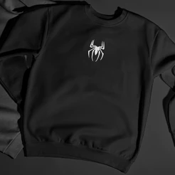 Careca Moletom Inverno Algodão Unissex Estampado Aranha Envio Imediato WK World