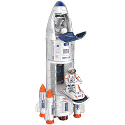 Conjunto Foguete Espacial com Luz e Som - Space Adventure - Ultrax - ST Import