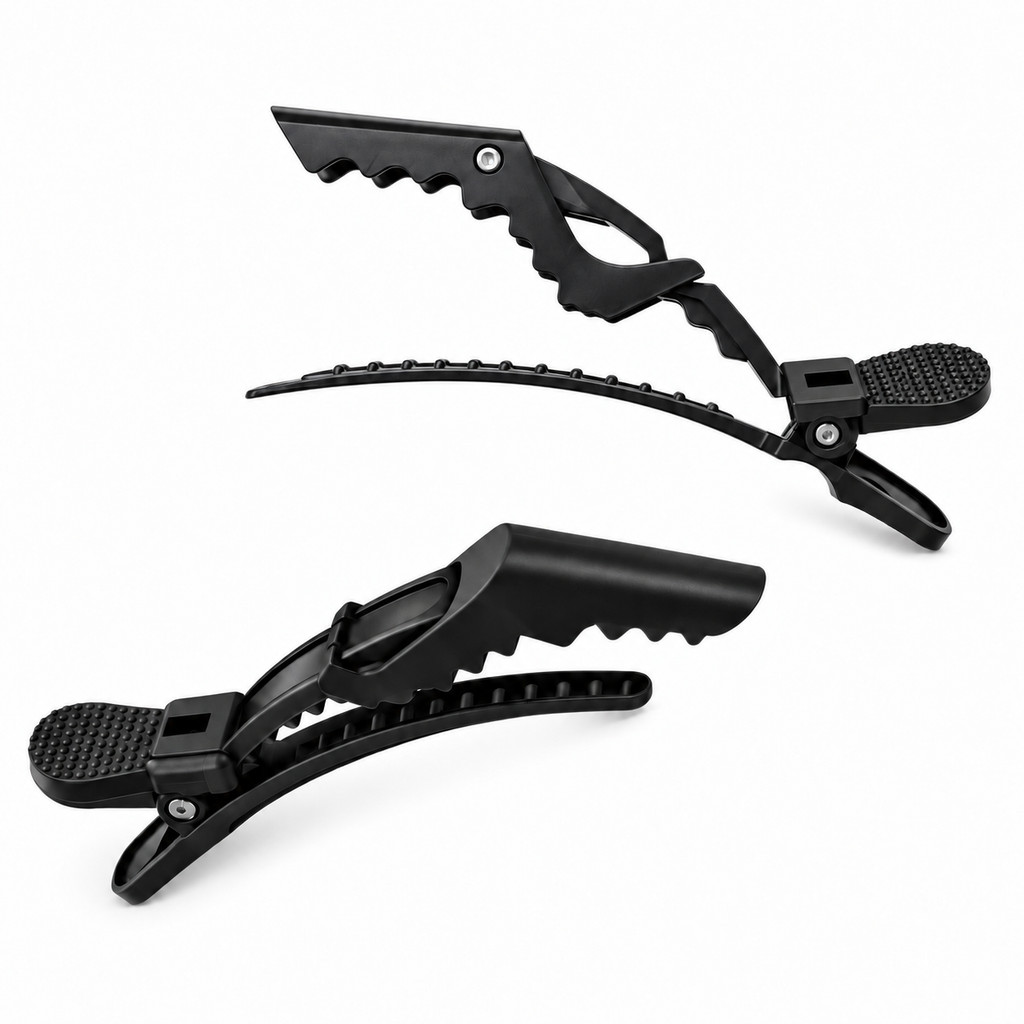 Presilha Jacaré Crocodilo para Cabelo Cabelereiro Cores Sortidas