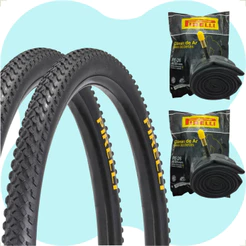 Par Pneu Pirelli Scorpion aro 26 x 2.0 MTB Montadinha Motorizada Bike + Par Camara de ar Pirelli