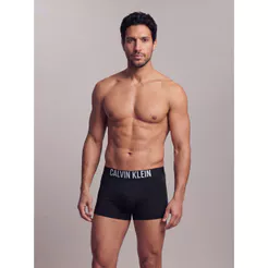 Kit 3 Cuecas Trunk Recycled Intense Power Calvin Klein Underwear - Preto
