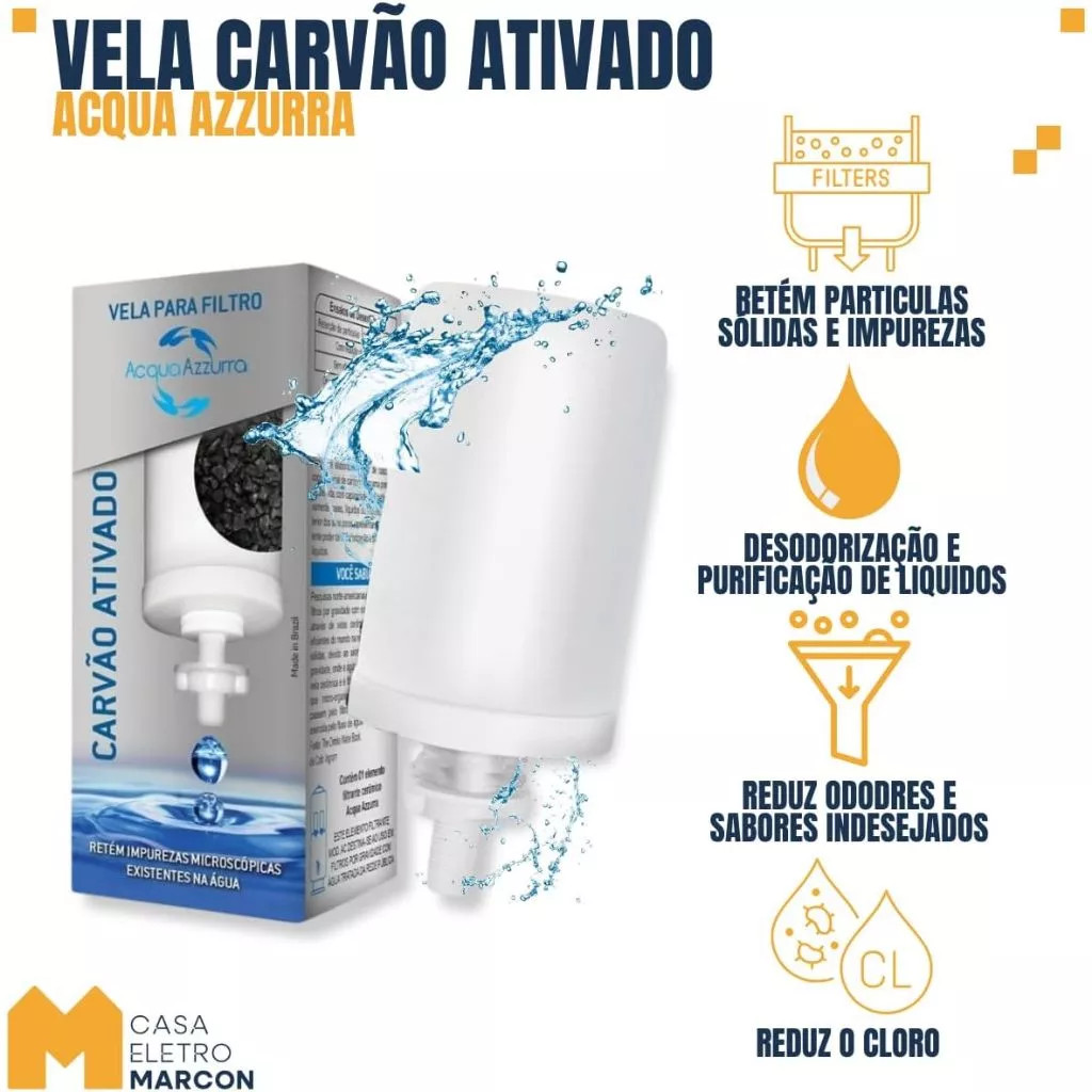 Filtro de Água de Barro 8 Litros São José Vela Carvão Ativado + Boia — imagem 2 de 2
