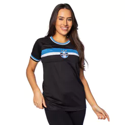 Camiseta Feminina Legend Grenal Grêmio Preto/Azul