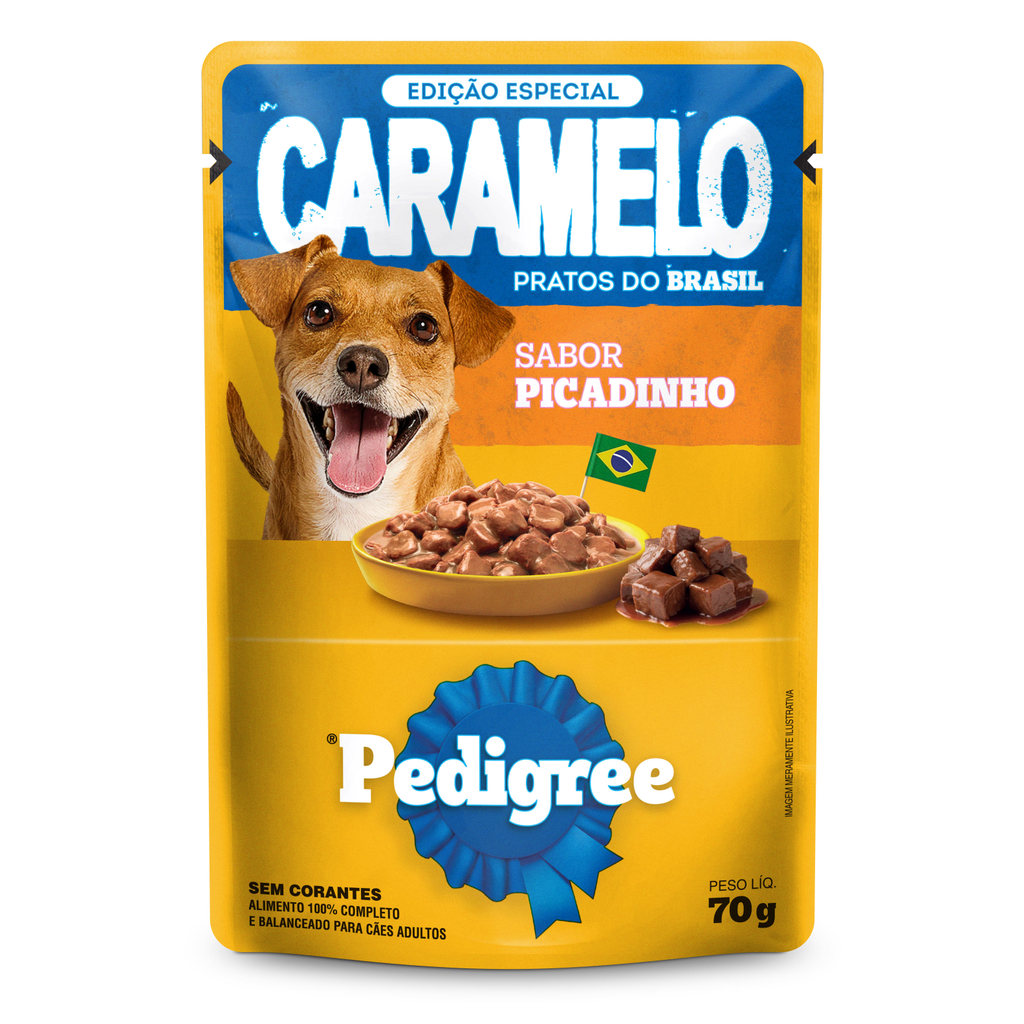 Kit 24 Sachê Pedigree Caramelo Sachê Picadinho Adulto