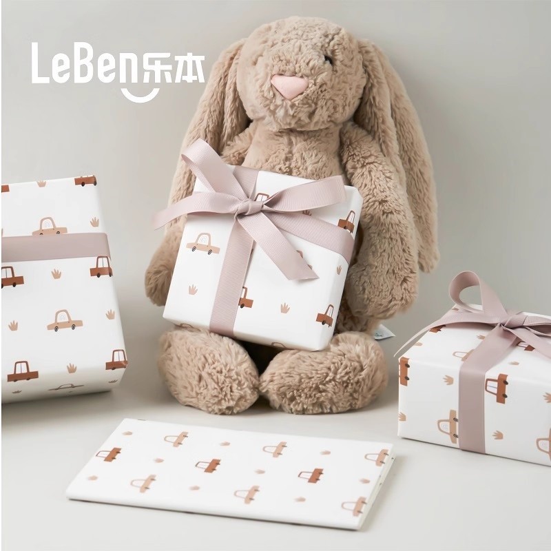 Leben · Carro crianças menino presente papel dos desenhos animados caixa de presente de aniversário embalagem dos desenh