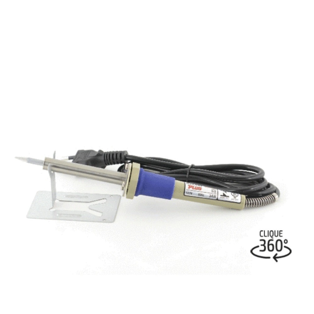 Ferro para solda 34 watts com suporte PLUS SC-40 Hikari · foto 2