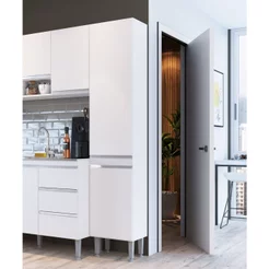 Paneleiro 2 Portas Athena Móveis Branco Branco