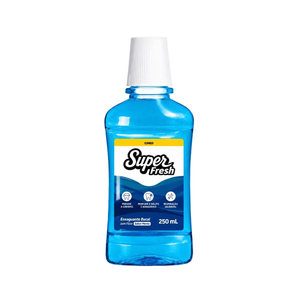 Enxaguante Bucal Super Fresh Menta 250ml - Cimed