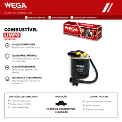 Filtro Combustível Sprinter 311 313 415 515 2009 até 2019 FCD-2184