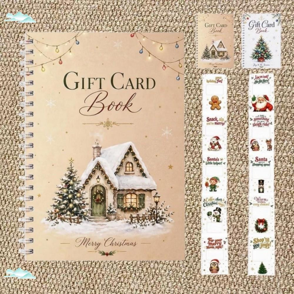Livro De Cupom De Natal , Porta-Cartões De Cupons De Redenção Com Tema Capa Personalizada