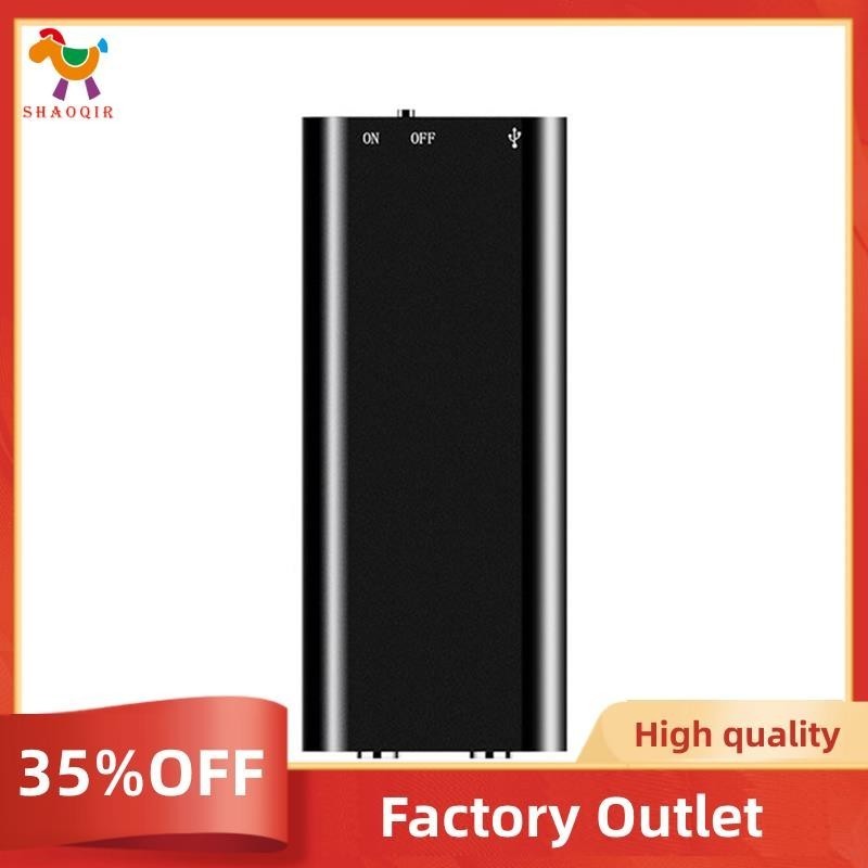 Gravador De Voz Ultrafino Digtal Som Ativado Ditafone Ruído Reduzir Registro Criptografia MP3 Player