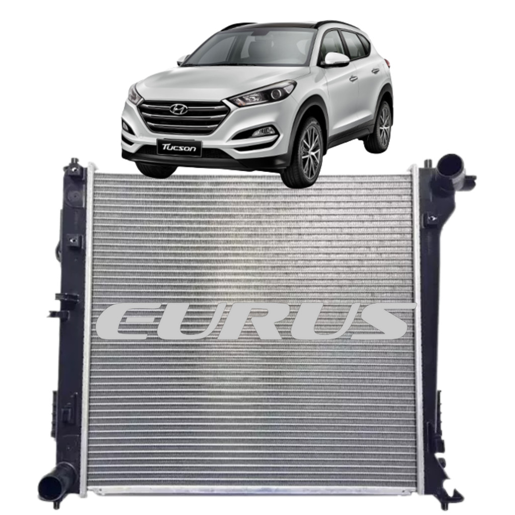 Radiador Eurus Hyundai Tucson 1.6 Flex 2017 a 2019