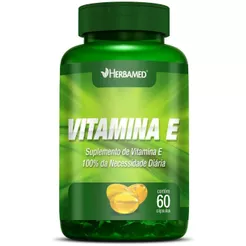 Vitamina E - 60 Cápsulas - Herbamed