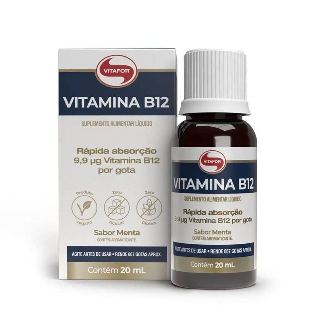 Vitamina B12 - 20ml Menta - Vitafor