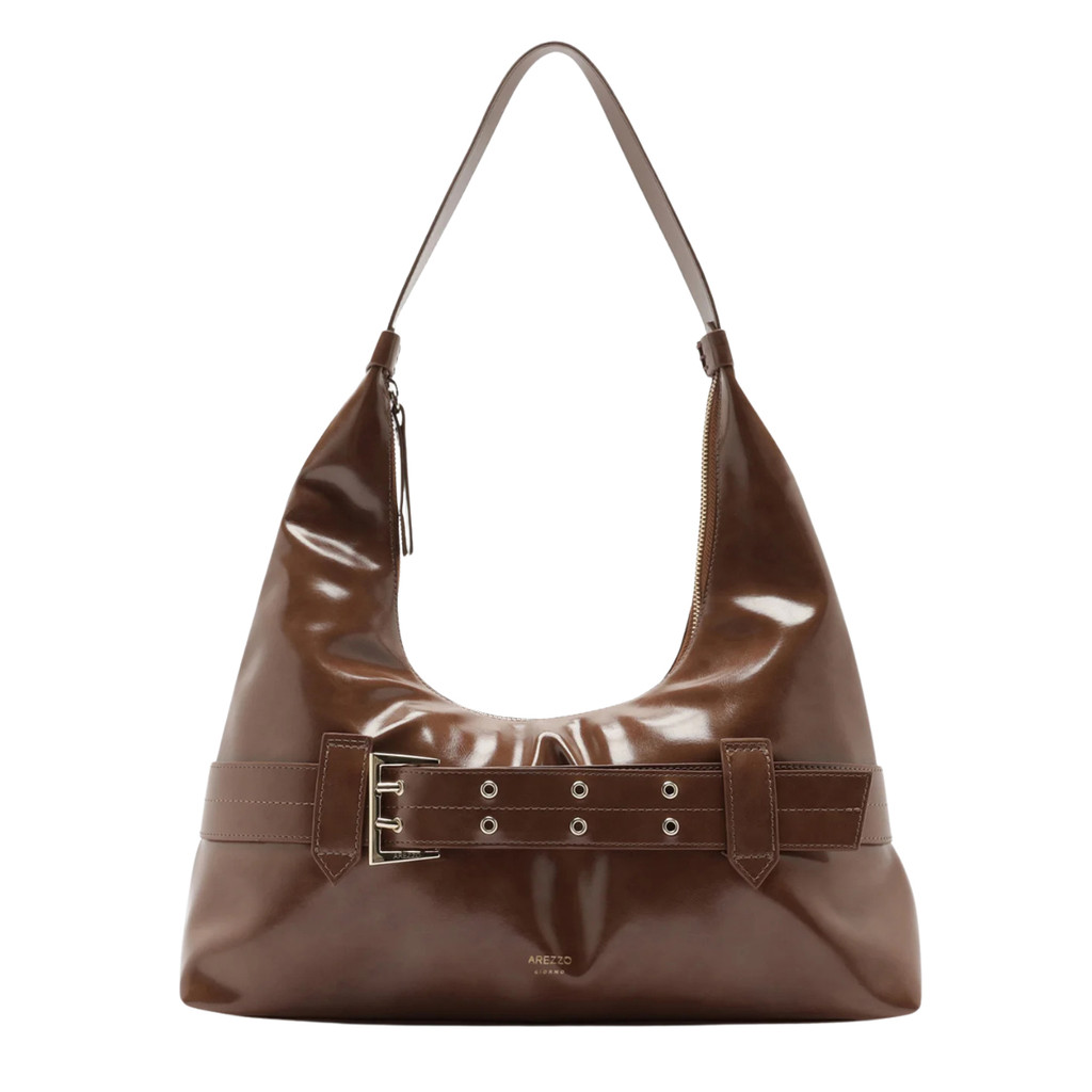 Bolsa Arezzo Hobo Grande Tiras Fivela