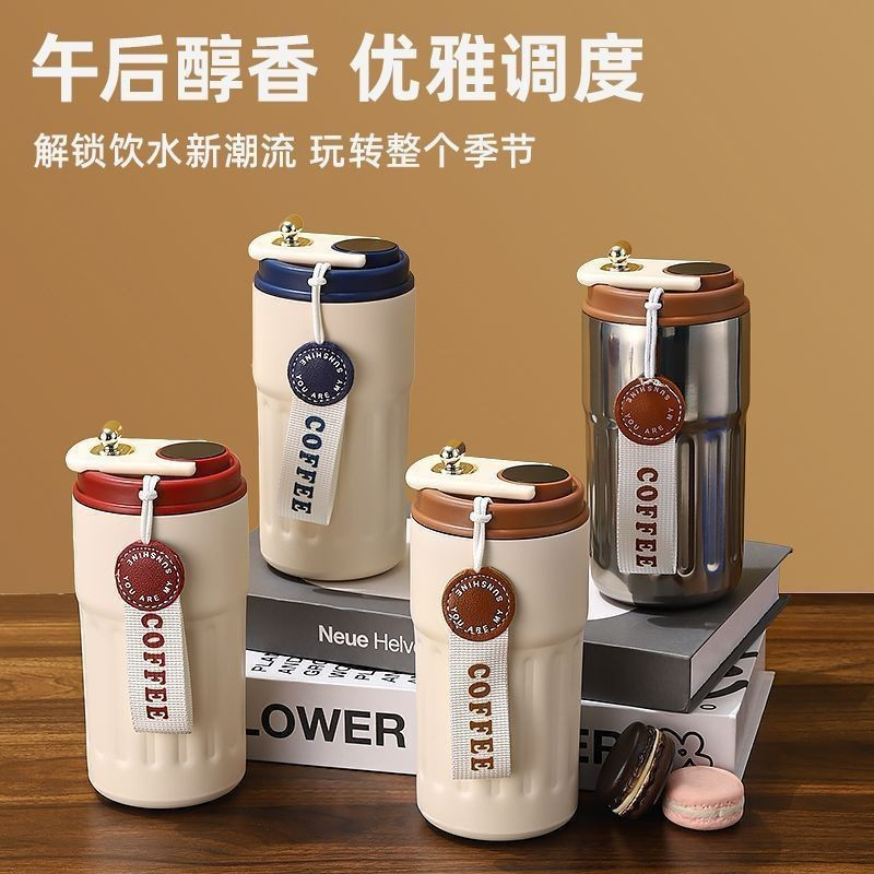 Copo Térmico Digital Com Sensor de Temperatura 420ml