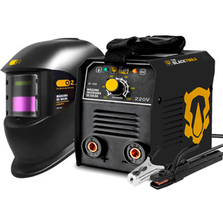 Máquina Inversora Solda Elétrica Mma 120a If-150 The Black Tools + Máscara De Solda em Oferta na Shopee