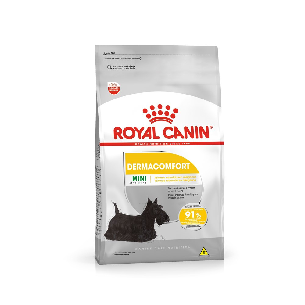 Ração Seca Mini Dermacomfort para Cães Adultos ou Idosos de Porte Pequeno 2,5Kg