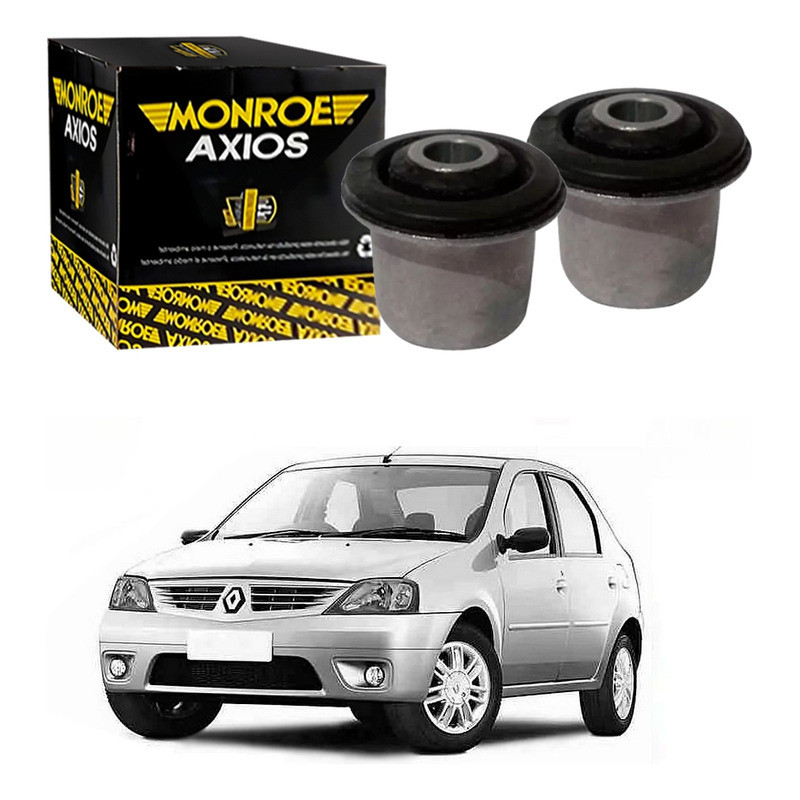 Par Bucha Bandeja Axios Logan 1.0 1.6 2007 A 2013 em Oferta na Shopee