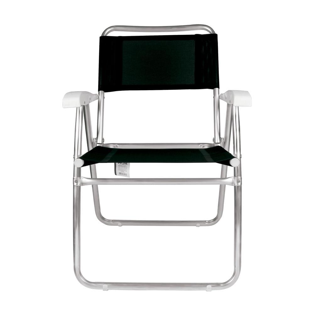 Cadeira Master Alumínio Fashion - Preto — imagem 2 de 2
