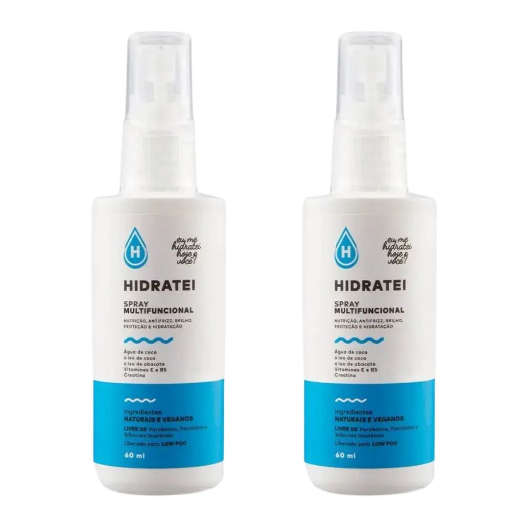 Kit Hidratei 2x Spray Multifuncionai Mini 60ml